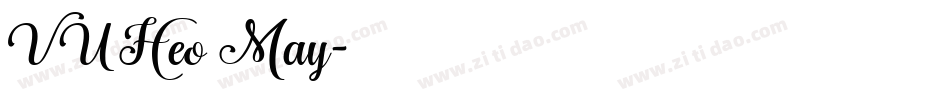 VU Heo May字体转换